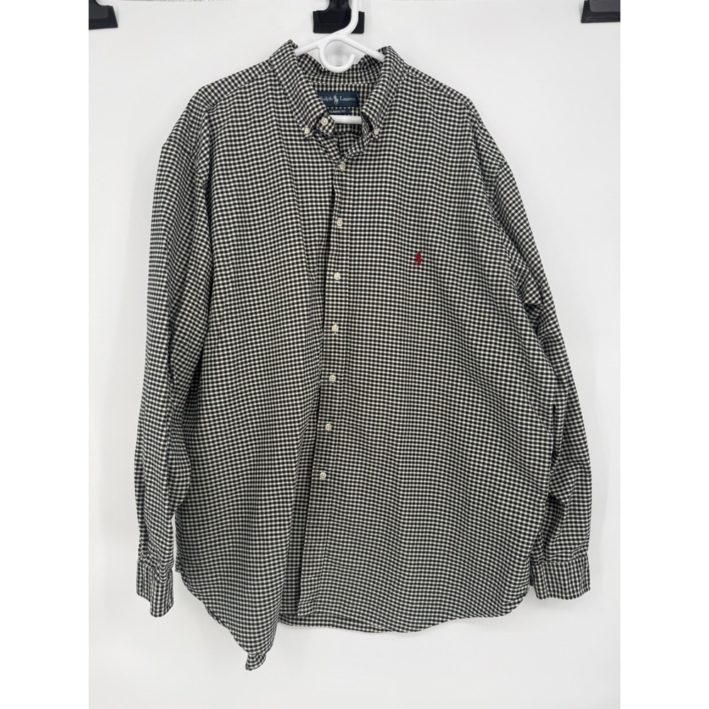 Ralph Lauren Men's Long Sleeve Button Down Classic Fit 3XLT